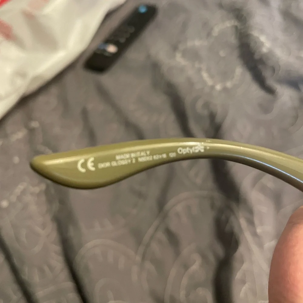 Dior Olive Designer Eyewear early 2000 Y2K John Galliano era SUPER RARE gorgeous - Picture 4 of 6